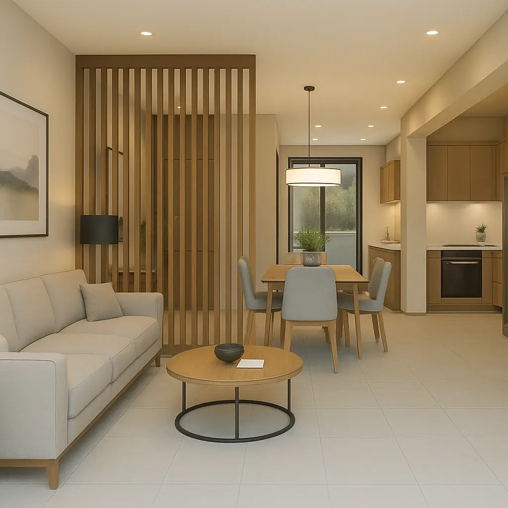 Semi-open 5 marla house design (interior – 3d view)