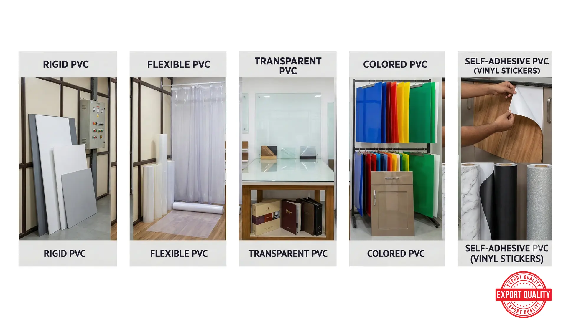 The Essential Guide to All Types of PVC Sheets
