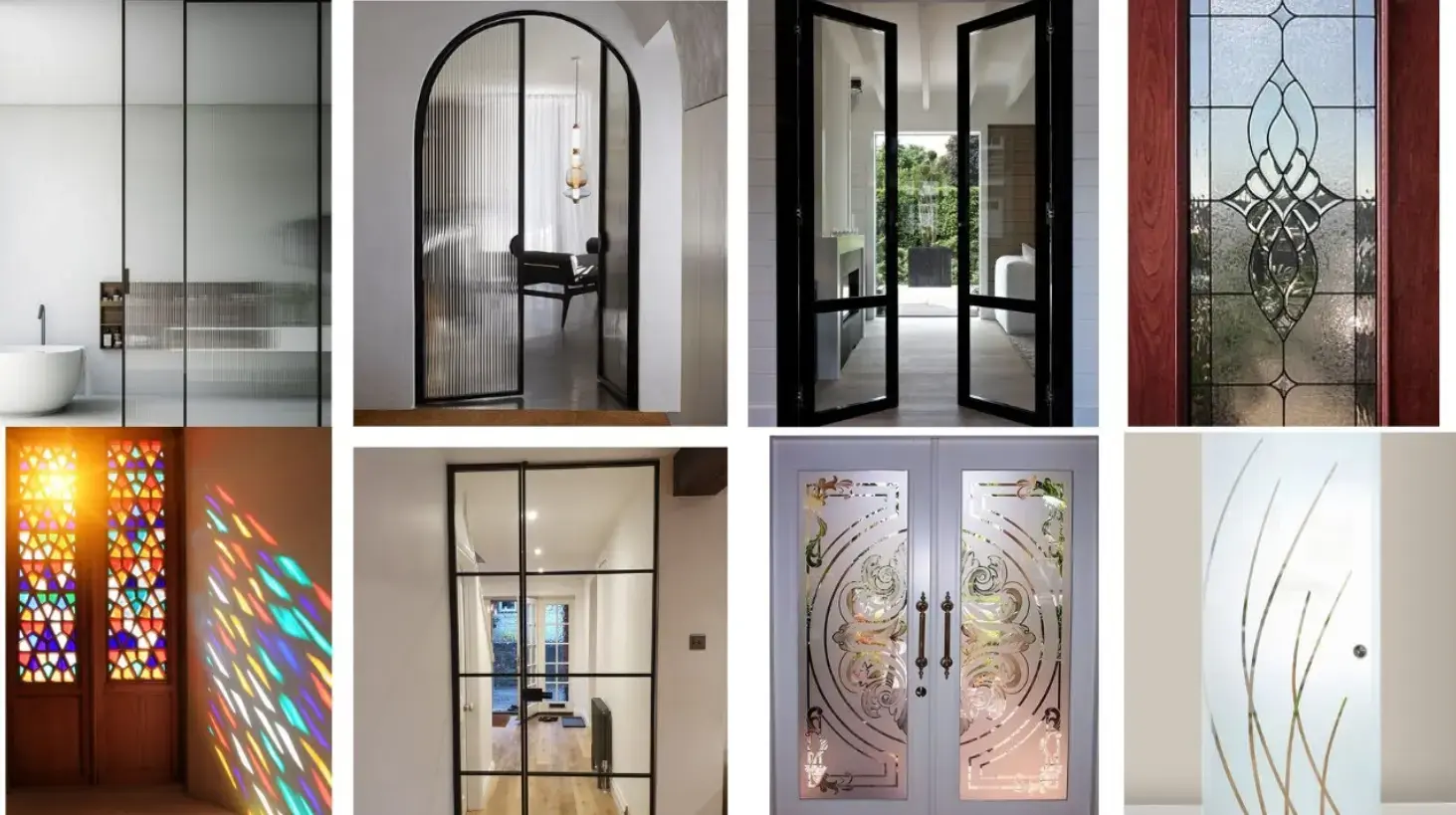 Glass door designs for drawing rooms - gharhub