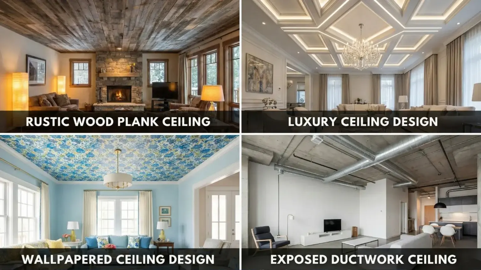 Types of roof ceiling design for living room - gharhub